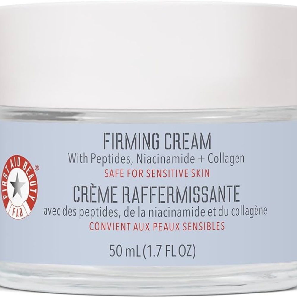 First Aid Beauty Firming Cream with Peptides, Niacinamide + Collagen 1.7 oz